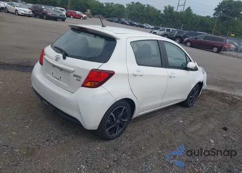 2015 Toyota Yaris Se из США, поврежденный, VIN VNKKTUD35FA055095